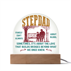 Stepdad Acrylic Dome Plaque