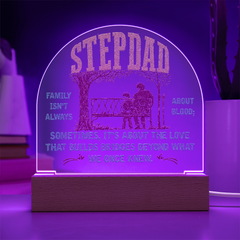 Stepdad Acrylic Dome Plaque