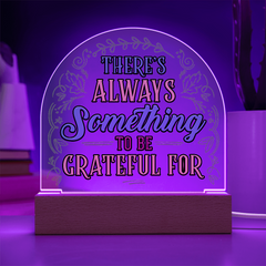 Gratitude Acrylic Dome Plaque