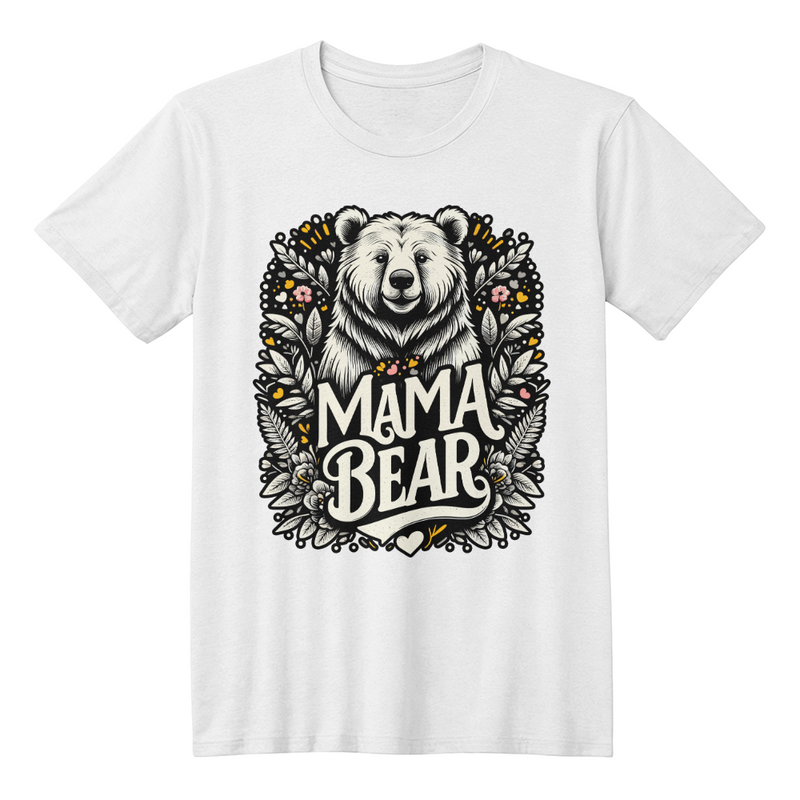 Mama Bear T-Shirt (White)