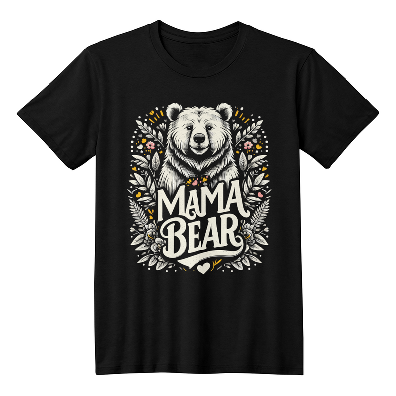 Mama Bear T-Shirt (Black)