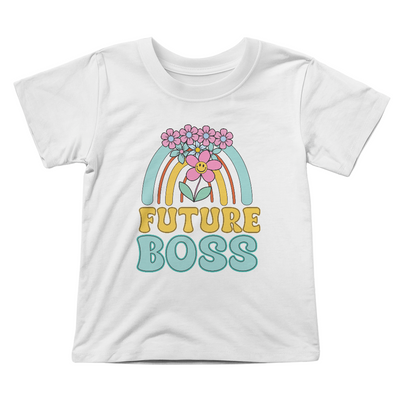 Future Boss Toddler T-Shirt – Cute Kids Graphic Tee – Funny Ambitious Toddler Outfit