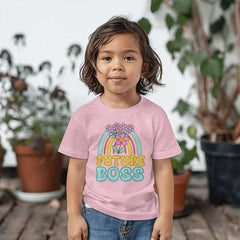 Future Boss Toddler T-Shirt – Cute Kids Graphic Tee – Funny Ambitious Toddler Outfit