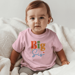 Big Sis Baby Jersey Tee