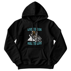Live to ride ride to live Unisex Hooded 2