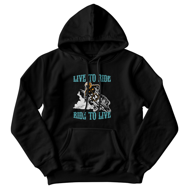 Live to ride ride to live Unisex Hooded 2