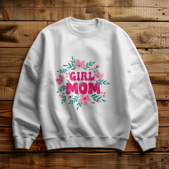 Girl Mom Crewneck Sweatshirt