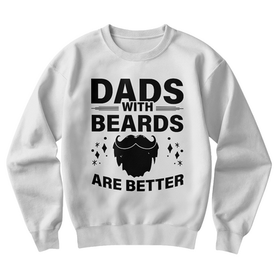 Dad with beards Crewneck Sweatshirt