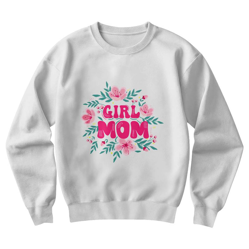 Girl Mom Crewneck Sweatshirt