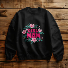 Girl Mom Crewneck Sweatshirt