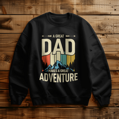 Great Dad Crewneck Sweatshirt – Funny Gift for Dad – Father’s Day Sweatshirt for Men