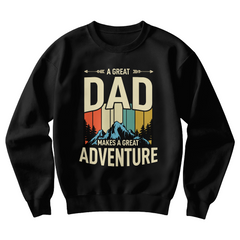 Great Dad Crewneck Sweatshirt – Funny Gift for Dad – Father’s Day Sweatshirt for Men