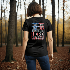 Hero Veteran Dad Husband Protector T-Shirt