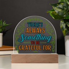 Gratitude Acrylic Dome Plaque