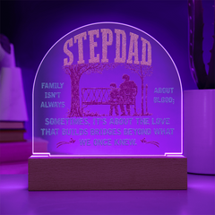 Stepdad Acrylic Dome Plaque